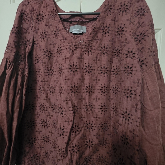 Anthropologie Embroidered Womens Blouse Size XS - Picture 4 of 11